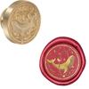 Lion, Crab, Snake, Elephant, Dragon Wax Seal Stamp Retro Sealing Wax Stamp Animals Collection 25mm Removable Brass Head for Enve