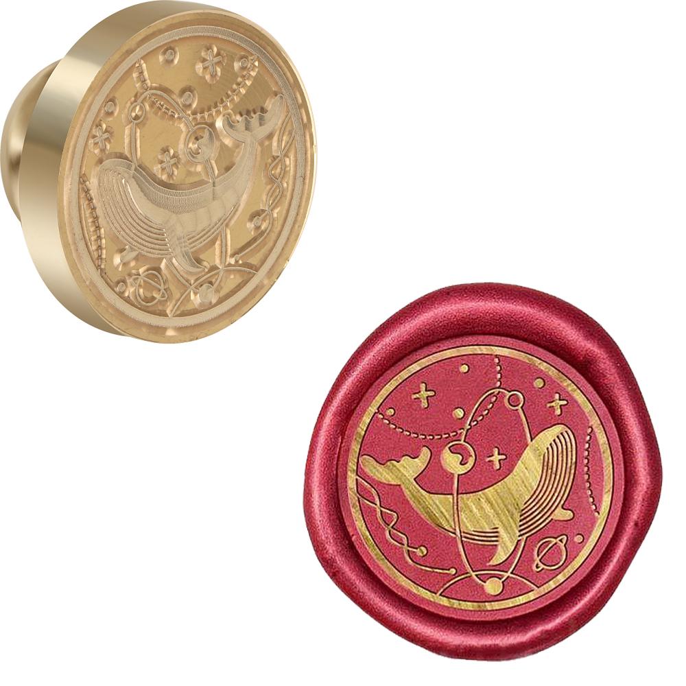 Lion, Crab, Snake, Elephant, Dragon Wax Seal Stamp Retro Sealing Wax Stamp Animals Collection 25mm Removable Brass Head for Enve