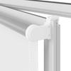Blackout Roller Blind White 130 x 210 cm Fabric Width: 126.6 cm