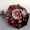 1pc Vintage Floral Bouquet Umbrella with Plastic Handle,Suitable for All Seasons Home Travel Outdoor UmbrellaB1613
