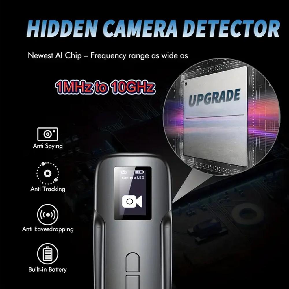 Multi Functional Hidden Camera Detector Anti Spy Candid Detector Camera Bug Wiretapping Finder GPS Signal RF Tracker Scanner