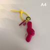 Hand Strap Silicone Print Pendant Grid Mobile Phone Case Keychain Bag Gifts