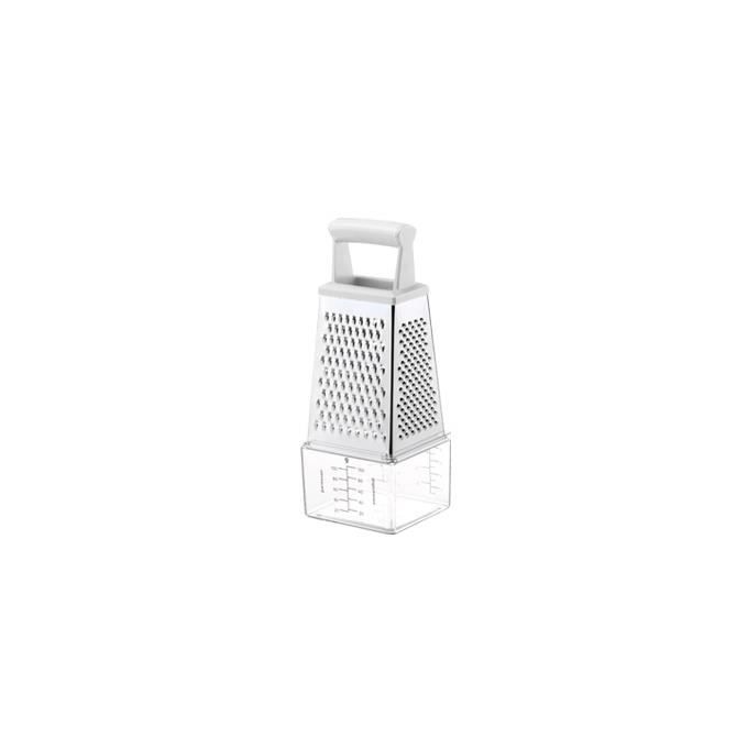 Tescoma 643788, Râpe, Acier inoxydable, Blanc, Plastique, Acier inoxydable, verticale, 90 mm, 220 mm