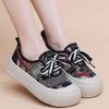 Fashion Ladies Canvas Shoes New Lightweight Breathable Platform Sneakers Comfortable Soft Sole Casual Shoes Zapatillas De Mujer