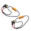 2PCS Load Resistor Adapter 50W 6 Ohm  H11 880 881 LED Metal for Turn Signals   Fog Light