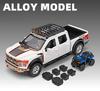 New 1:24 Ford F150 Pickup Truck Simulation Alloy Car Model - Suitable for Children's Toys and Collections