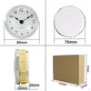 Round 80mm Clock Insert Mechanism Clocks for Home