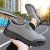 Men'S Slip On Shoes Breathable Easy To Wear Comfort Flat Shoes Mesh Fashionable Lightweight Anti Slip Hiking Shoes Sneakers Men