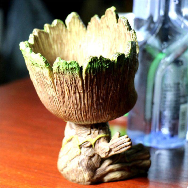 Adorable Guardians Of The Galaxy Baby Groot Tree Man Figure Flowerpot Penpot Kid Toy For Every Fan