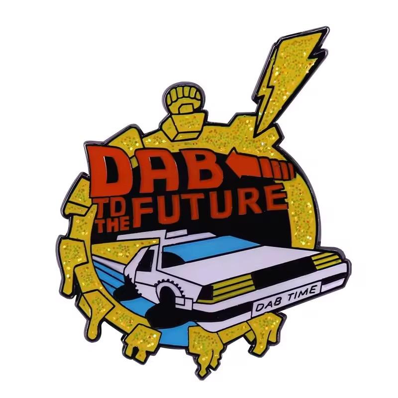 Back to the Future Enamel Pin Badges Anime Lapel Pins for Backpack Men Brooch for Clothes Pins Accessories Gifts