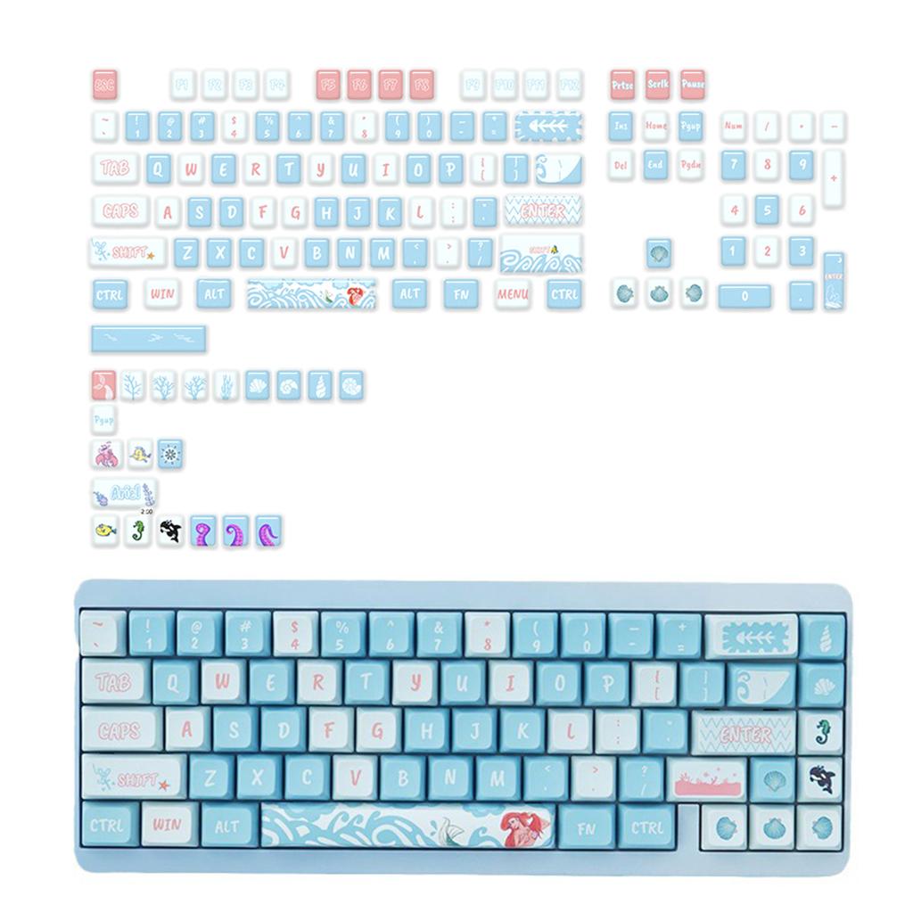 XDA PBT-Tastenkappen – Set Mit 8 Niedlichen Tasten Für Mechanische Tastaturen (61/87/104/108 Tasten)