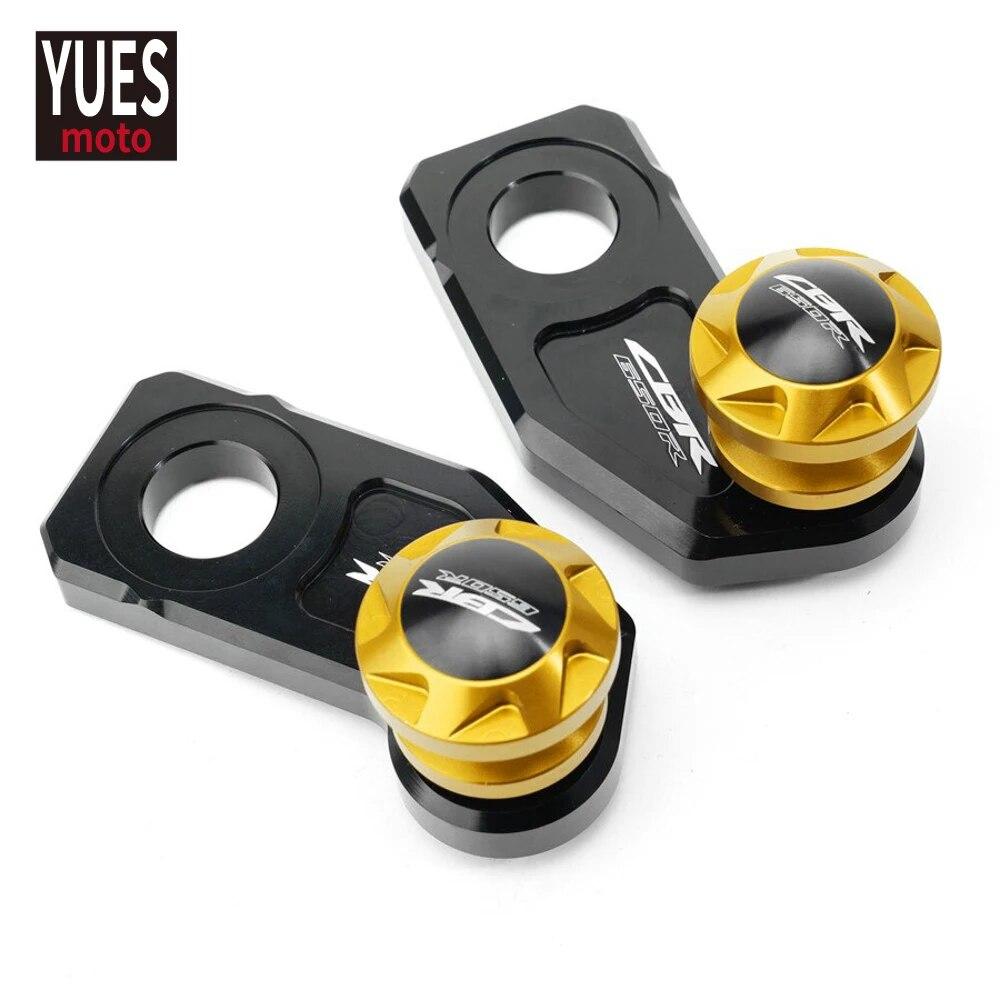 Motorcycle Accessories Chain Adjustment Block Frame Swingarm Spools Sliders For Honda CBR650R CB650R CBR 650R CB 650R