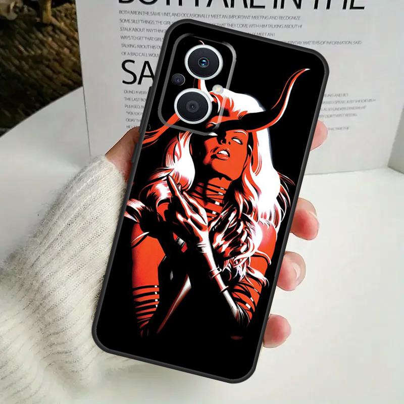 Devil Woman Phone Case For OPPO Reno 8T 14F 13 F 12 11 10 14 Pro 7 8 Lite OPPO Find X8 X6 X5 X9 Pro Cover