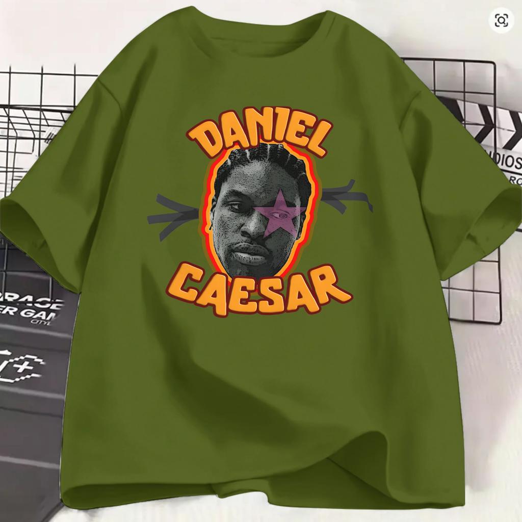 Unisexs TShirts Daniel Caesar Casual Cotton Tee Shirt Short Sleeve Singer T Shirt Crewneck Clothes New Arrival