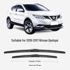 Nissan Qashqai Wiper Blade - Silent Frameless Rubber Strip for 2016 & 2017 Models