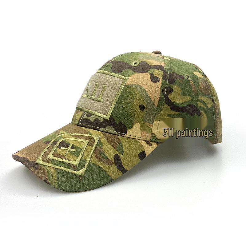 Cappello Tattico Mimetico con Protezione UV - Regolabile per Uomo, Attrezzatura da Caccia e Pesca all'Aperto