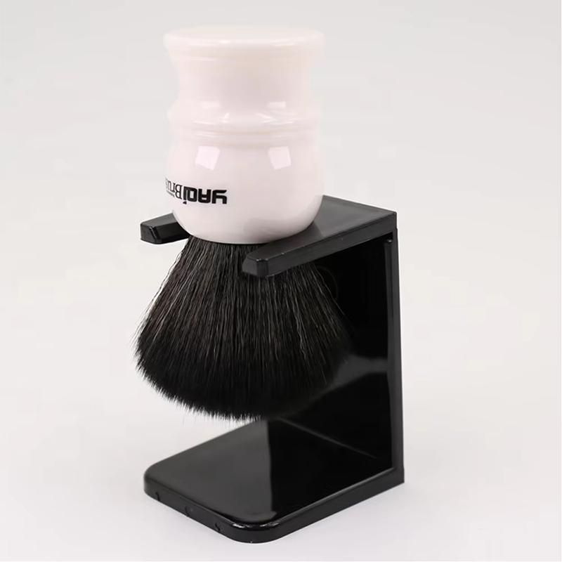 YAQI High Quailty Cheap Black Acrylic Shaving Brush Stand For Mens Shaving Cleaning Beard Professional Shaving Clearance Tool