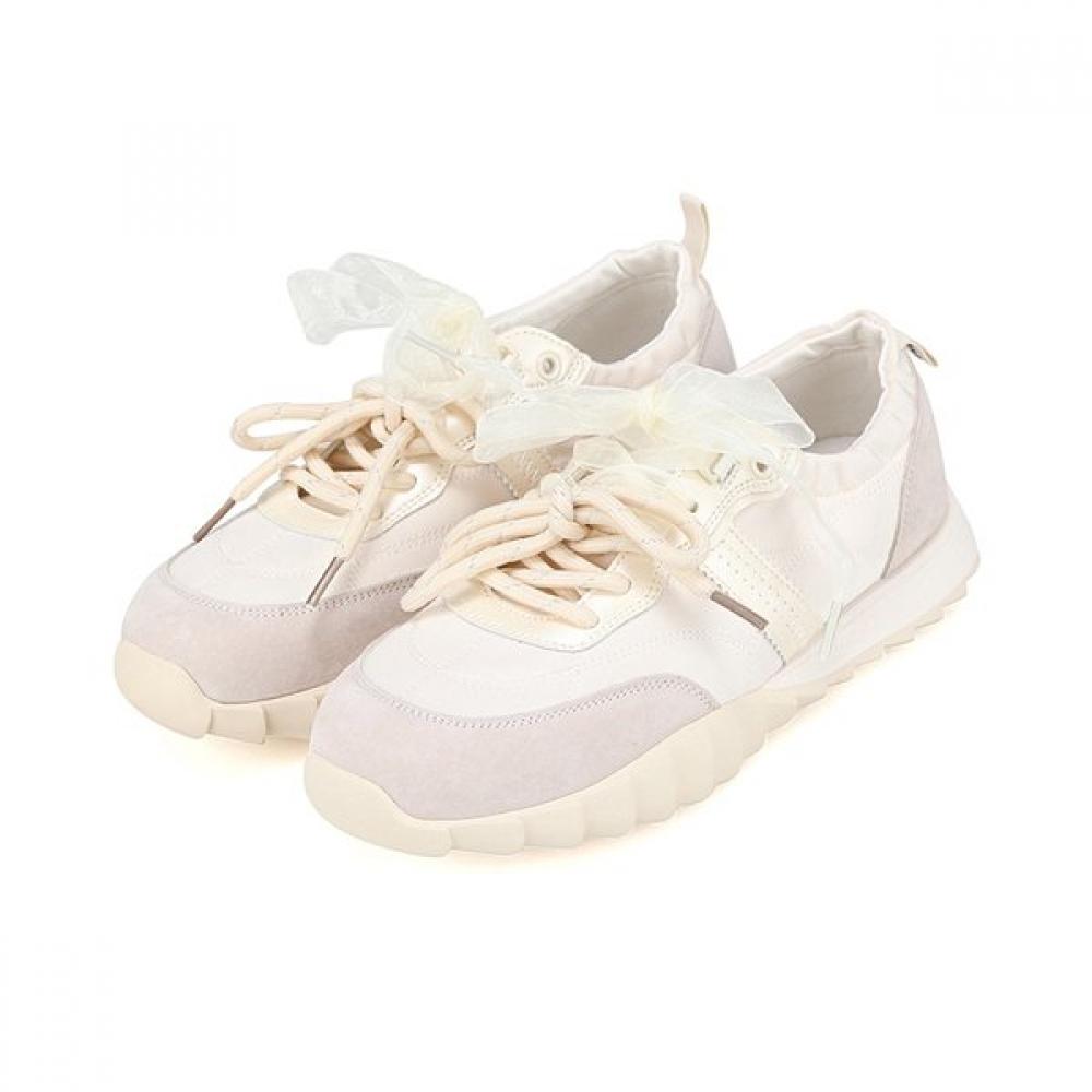 

Barbara Leather Sprint Lace Women S SneakerS 2.5cm Bbj171iv 250mm