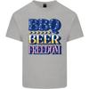 Independence Day BBQ Funny Beer 4th July Unisexs Light Cotton TShirt