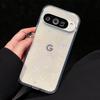 Luxusní laserové srdce Průhledné akrylové pouzdro na telefon Pro Google Pixel 9 Pro XL 9A 8 8A Krásné INS Módní Průhledné nárazuvzdorné pouzdro