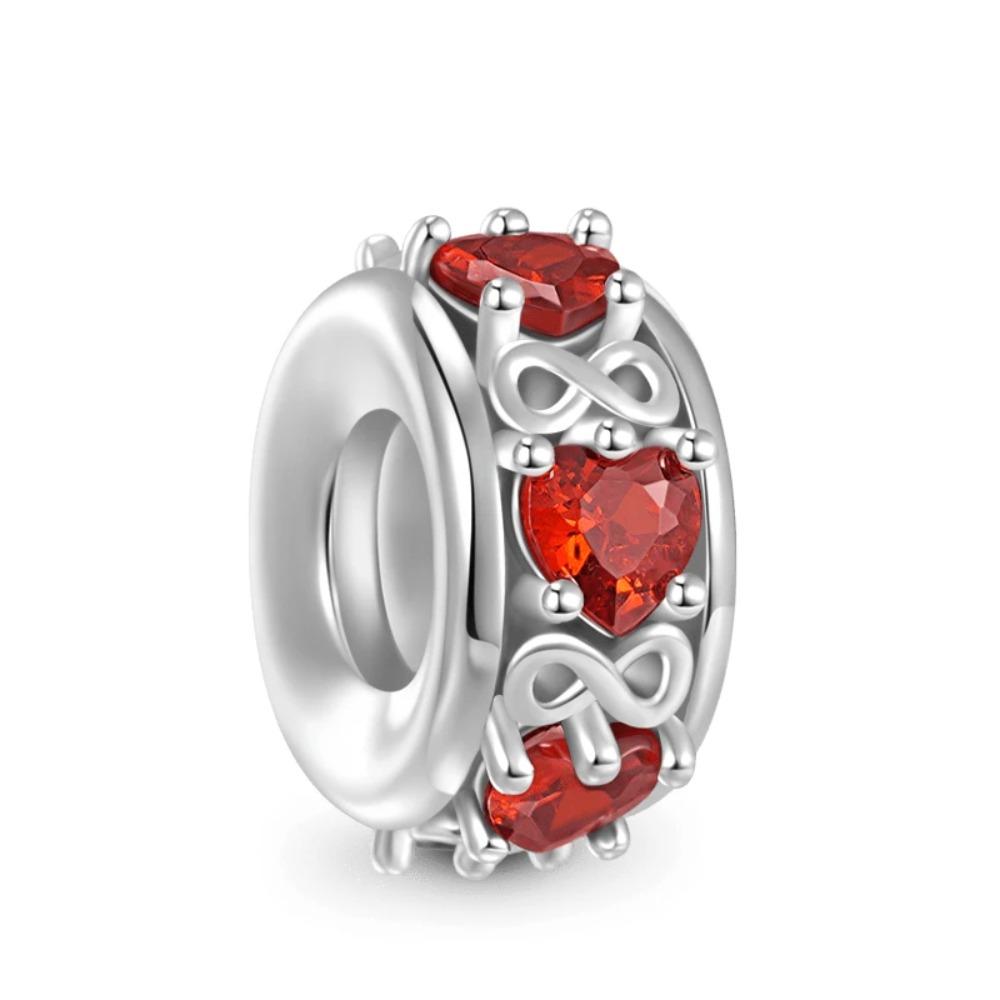 New Colorful Shiny Zircon Charms Beads for DIY Jewelry Fit Silver Bangle Bracelet Necklace KeyChain Women Accessories