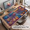Celebration Theme Customized Mouse Pad Personalized Print Name Text Desk Mat For Home Office Table Decor