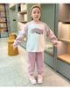 Plus Size Girls' Loose Fit Winter Sports Pants with Velvet Lining