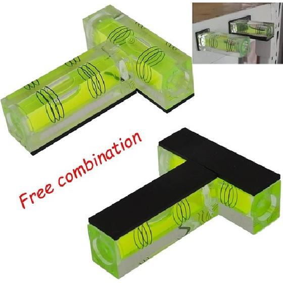 Small Bubble Level Tool Mini bubbles rectangle Three Line Horizontal 522015MM
