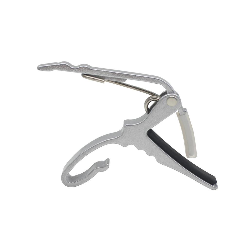 Guitar Capo Aluminum Alloy Quick Adjustment Duty Clamp Universal Folk Acoustic Electric Guitar Clip Squeeze Guitar Accessories