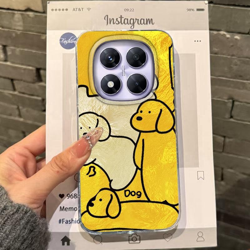 

Чехол для телефона Couple Dog Line для Xiaomi Redmi Note 14 13 12 11 10 10S Pro Plus 13C 14C A5 A4 A3 A2 A1 Противоударный чехол Redmi Note 14S белый