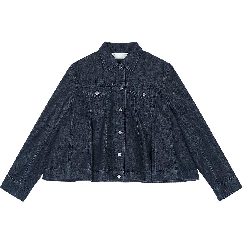JNBY Lapel Collar Denim Jacket
