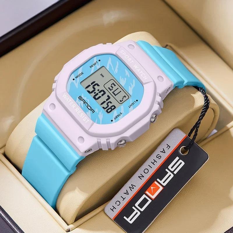 393 Luxury Waterproof Sport Digital Shockproof Ladies Wristwatch LED G Style Electronic Watch for Women Alarm Clock Reloj