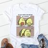 Avocado Funny Women T-Shirts Girl Harajuku Ullzang Graphic Cute Grunge Top Female T Shirt Summer Casual O-Neck Lady Tee Clothing