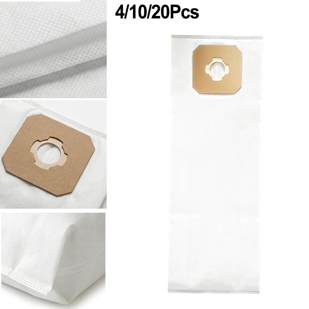 Central Vacuum Dust Bags for Vacuflo Models DB5000 DB7000 DB8000 DB9000 Non Woven Filter Bags 70x25cm White 4 Piece Set