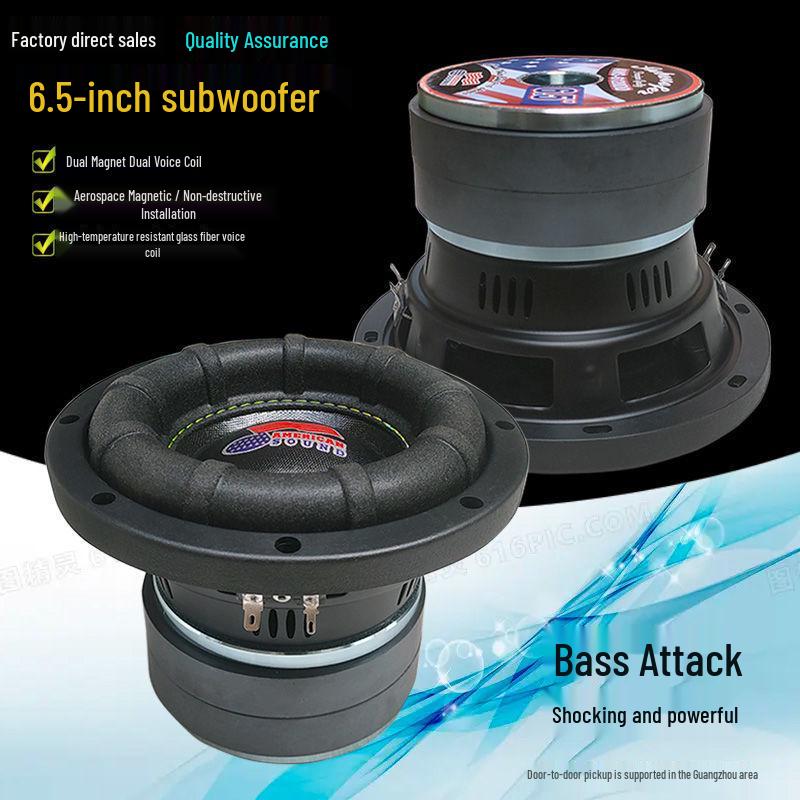 6.5-Inch Long-Stroke Subwoofer Speaker with Super Bass