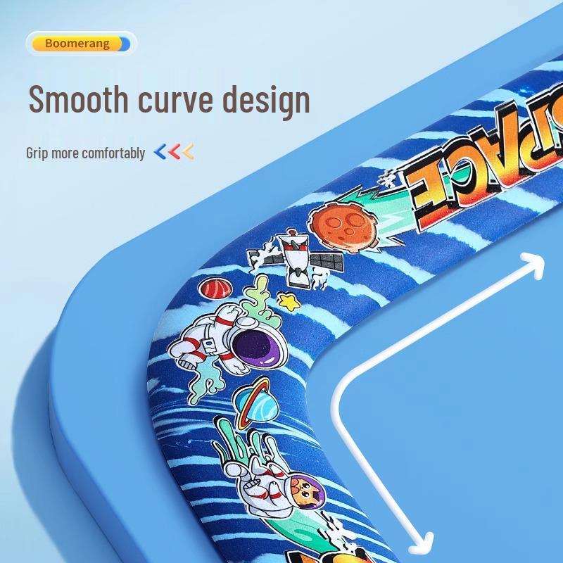 Children's Soft EVA Foam Boomerang - Hand-Thrown Outdoor Sports Toy