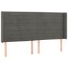 VidaXL LED Headboard Bedroom Furniture Double Bed Accessory Head of Bed Frame Interior Dark Grey 3124249