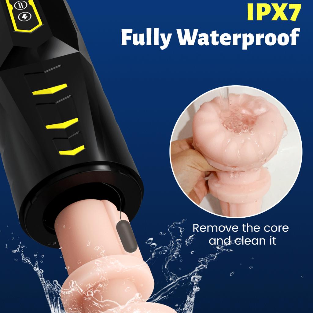 Automatic Male Masturbator Cup Telescopic Thrusting Sex Machine Vagina Pocket Pussy Oral Blowjob Sex Toys for Men Adult Supplies 18+