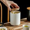 Nordic Ceramic Sealed Tea and Cereal Storage Canister for Kitchen