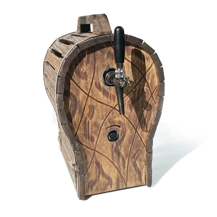 Tireuse à bière - ICH-ZAPFE.DE - JET 30 - 30L/h - Design bois - Refroidissement efficace