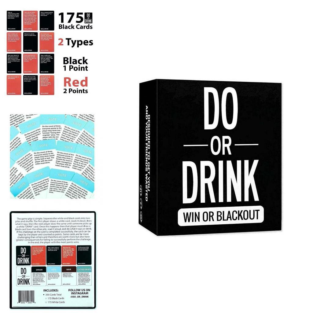 Do Or Drink Party Card Game For Unforgettable College And Camping Adventures