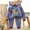 Kids Cotton Underwear Set Baby Cute Pajamas Boys Girls Thermal Long Johns All Cotton Loungewear Children Sleepwear