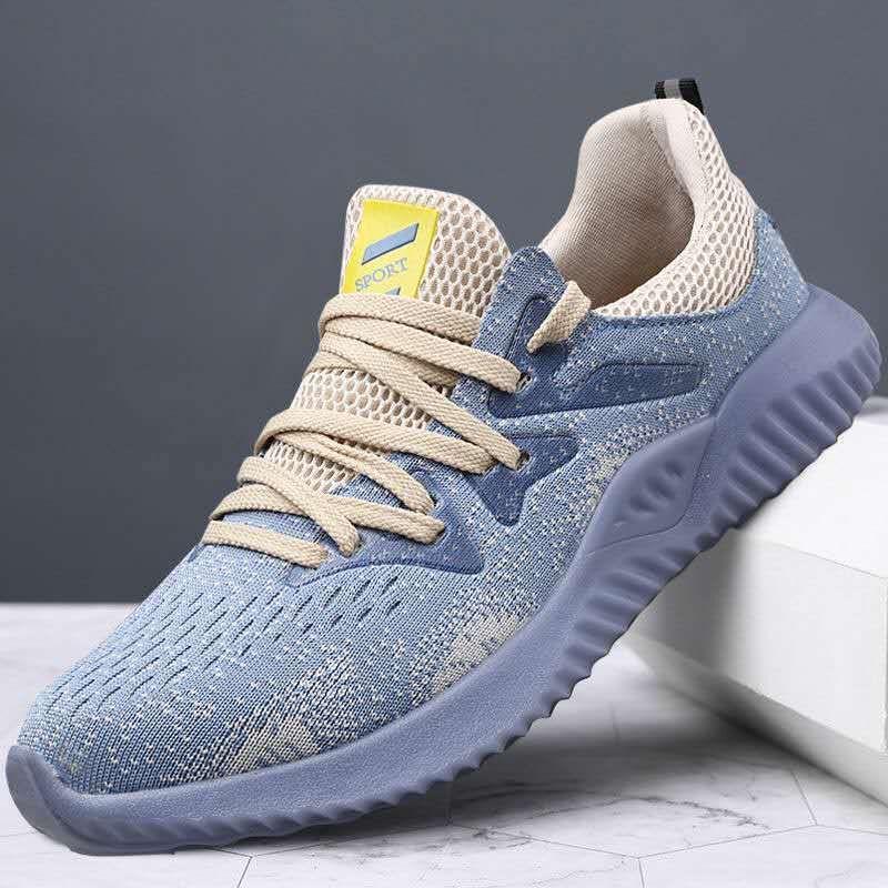 Qiyan Flyknit Breathable Steel Toe Safety Shoes 38