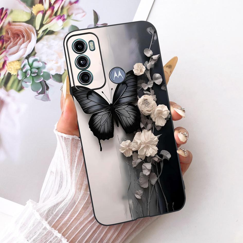 For Motorola Moto G40 Fusion Case Luxury Dragon Cartoon Tiger Wolf Cover Soft Black Silicone Bumper For Motorola Moto G60 Fundas