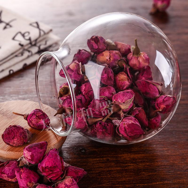 Glas-Teedose mit Korkverschluss - Versiegelbares, feuchtigkeitsdichtes Aufbewahrungsglas für Süßigkeiten oder Blumen