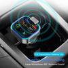 Bluetooth-Compatible 5.0 MP3 Audio Player Hands Free Calling MP3 Player Receiver Type-C PD 30W QC3.0 Fast Charger for Car