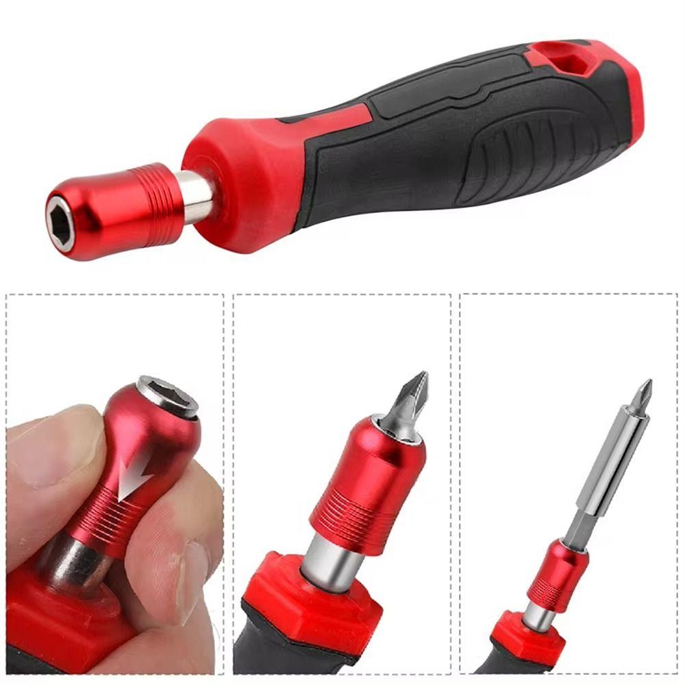 1Pcs For Screwdriver Bits Screw Driver Bits Holder Rubber Self-Locking Adapter