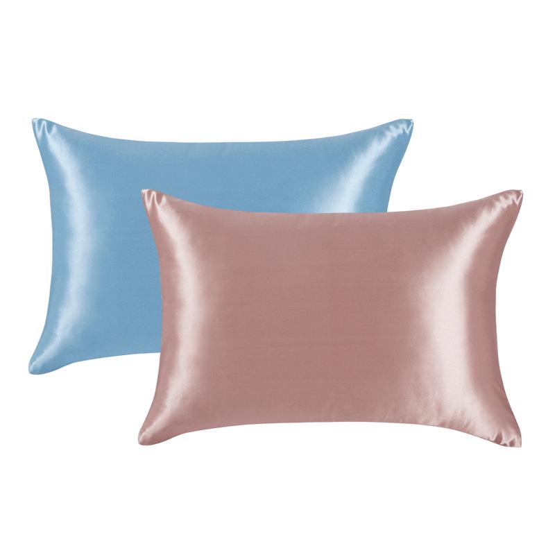 High-End 16 Momme Mulberry Silk Pillowcase, Double-Sided, Solid Colors, Various European & American Sizes