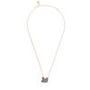Swarovski Swan Black and White Two-piece Hollow Swan Necklace for Women 5281275