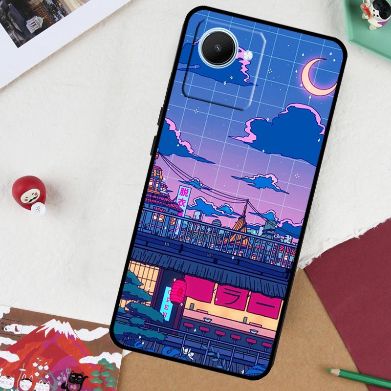 Art Pixel Aesthetic For Realme GT 6T 6 5 GT 7 Pro C61 C55 C53 C51 C21Y C25S C67 C75 10 11 12 13 14 Pro Plus Case